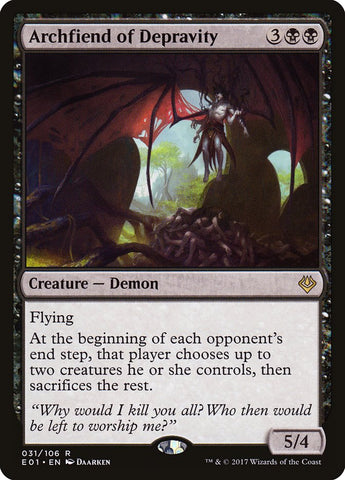 Archfiend of Depravity (AC2-031) - Archenemy: Nicol Bolas