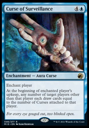Curse of Surveillance (PPMID-046) - Innistrad: Midnight Hunt Promos