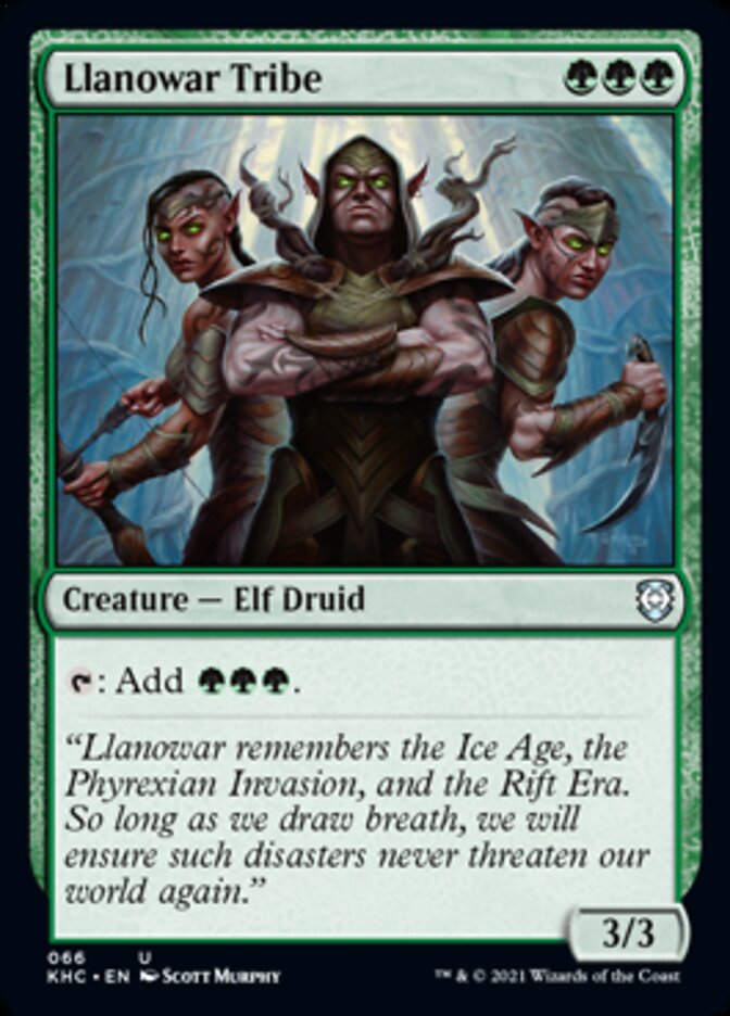 Llanowar Tribe (KHC-066) - Kaldheim Commander