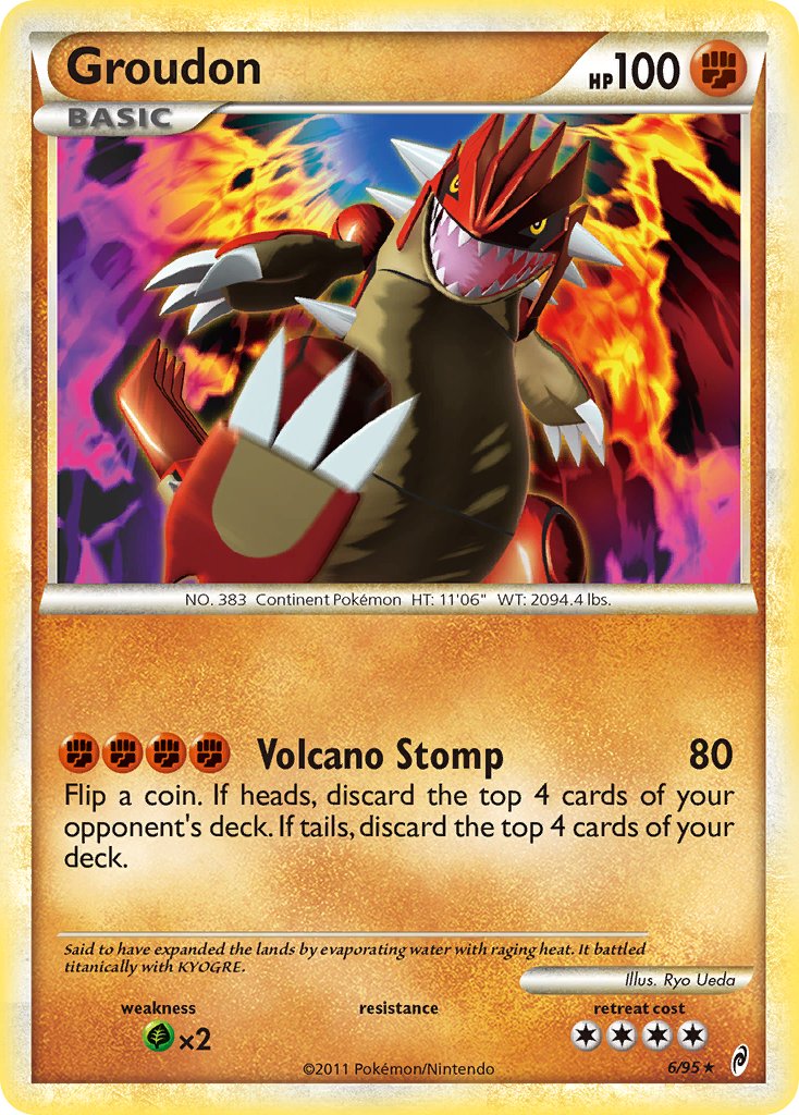 Groudon - 6/95 (Call of Legends) - Deck Exclusives