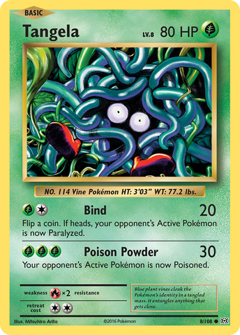 Tangela 8/108 - XY  Evolutions