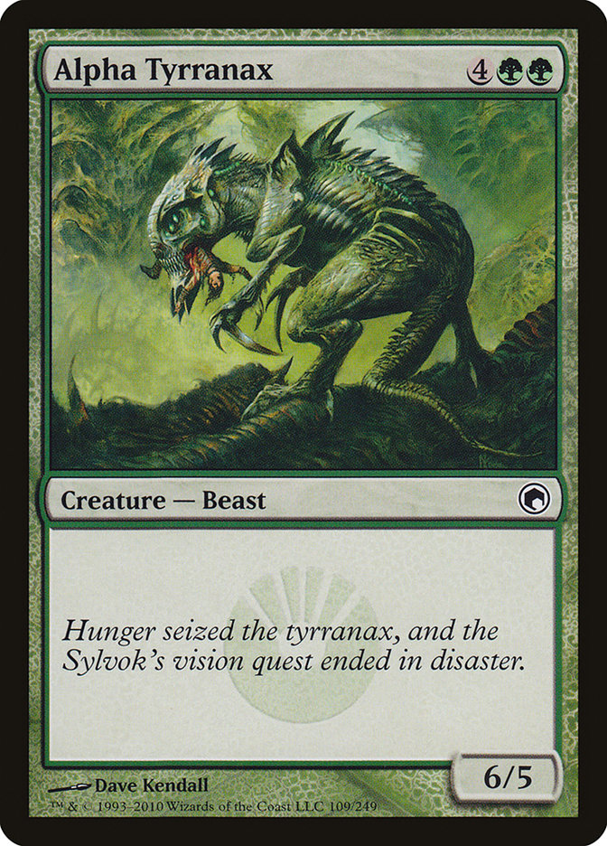 Alpha Tyrranax (SOM-109) - Scars of Mirrodin