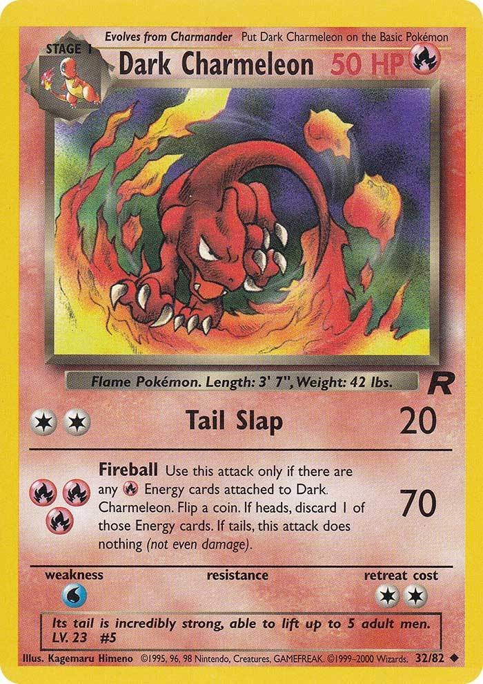 Dark Charmeleon 32/82 - Team Rocket Unlimited
