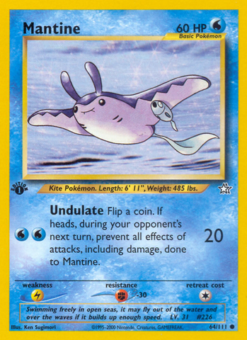 Mantine 64/111 - Neo Genesis 1st Edition