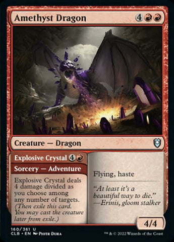 Amethyst Dragon (CLB-160) - Commander Legends: Battle for Baldur's Gate