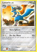 Lucario - 53/127 (Prerelease) [Staff] - Diamond and Pearl Promos