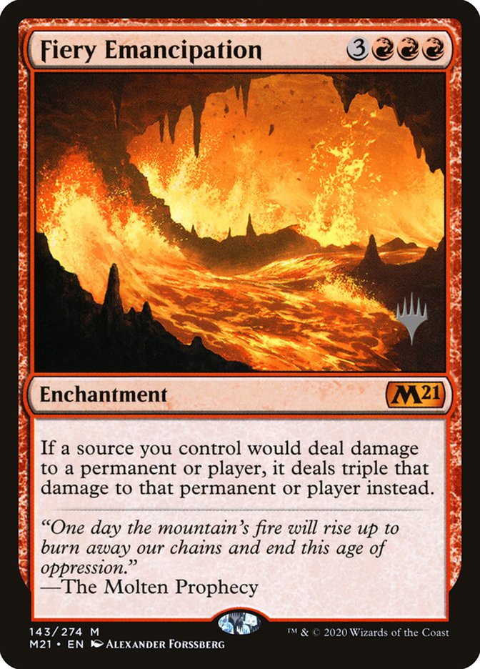 Fiery Emancipation (PPM21-143) - Core Set 2021 Promos