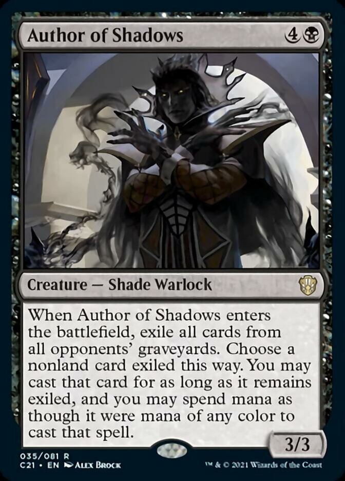Author of Shadows (C21-035) - Commander 2021