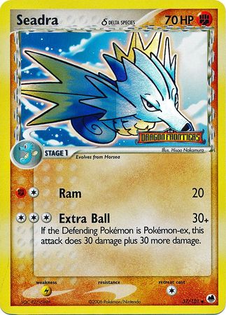 Seadra - 037/101 (Delta Species)/101 - Dragon Frontiers Reverse Holofoil