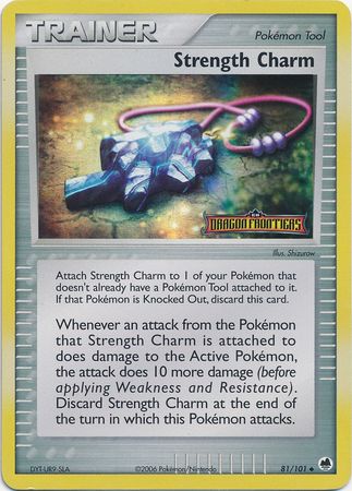 Strength Charm/101 - Dragon Frontiers Reverse Holofoil