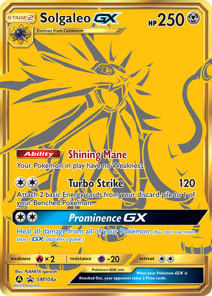 Solgaleo GX - SM104a SM104a/248 - SM Promos Holofoil