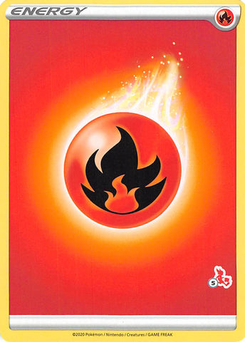 Fire Energy (#5 Cinderace Stamped) - Battle Academy 2022