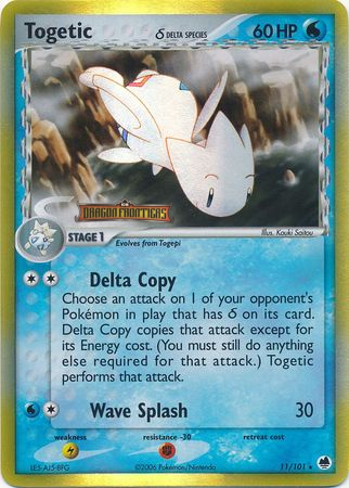 Togetic (Delta Species)/101 - Dragon Frontiers Reverse Holofoil