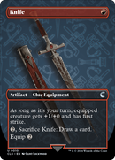 Knife (Borderless) (CLU-010) - Ravnica: Clue Edition (Borderless)