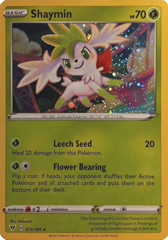 Shaymin - 015/185 (Cosmos Holo) 15 - Miscellaneous Cards & Products Holofoil