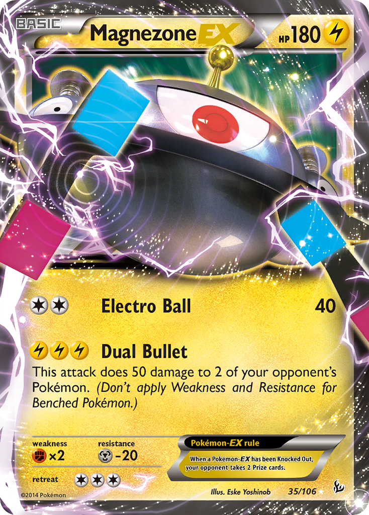 Magnezone EX 35/106 - XY  Flashfire Holofoil