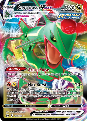 Rayquaza VMAX (101) 101/159 - SWSH Crown Zenith Holofoil