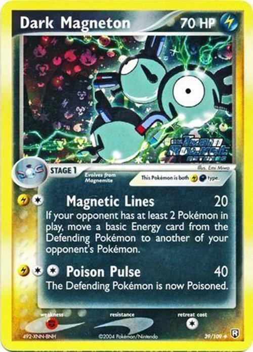 Dark Magneton 39/109 - Team Rocket Returns Reverse Holofoil