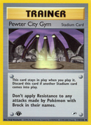 Pewter City Gym 115/132 - Gym Heroes 1st Edition