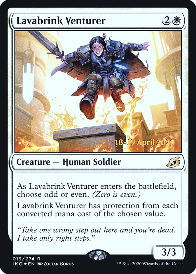 Lavabrink Venturer (PRE-019) - Ikoria: Lair of Behemoths Promos Foil