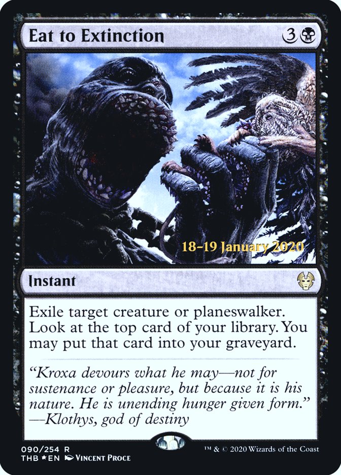 Eat to Extinction (PRE-090) - Theros Beyond Death Promos Foil
