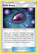 Dusk Stone 167/214 - SM  Unbroken Bonds