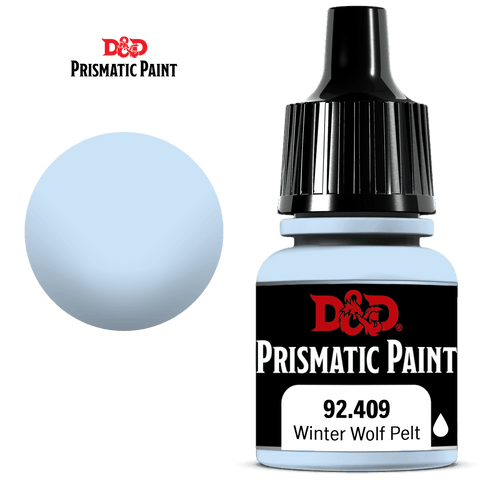 D&D Prismatic Paint Winter Wolf Pelt