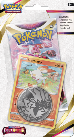 Sword & Shield Lost Origin Checklane Blister Scorbunny