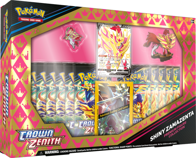 Crown Zenith Shiny Zamazenta V Premium Figure Collection Box
