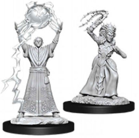 Drow Mage and Drow Priestess Wave 12