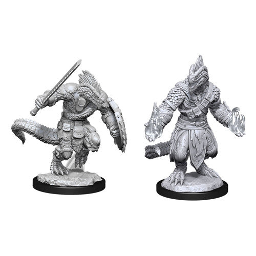 Male Lizardfolk Barbarian & Male Lizardfolk Cleric Wave 15