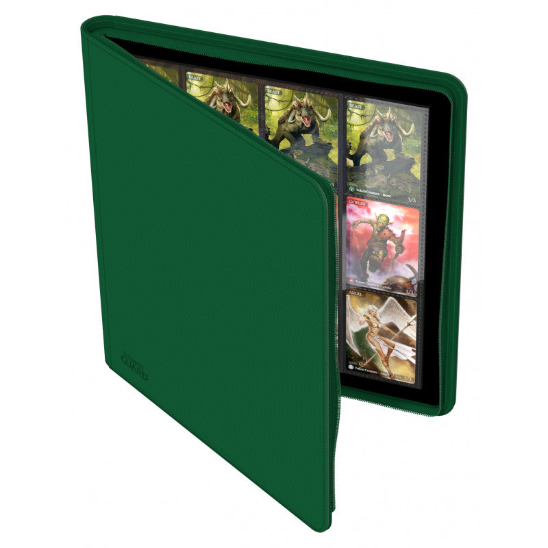 12 Pocket Zipfolio Green