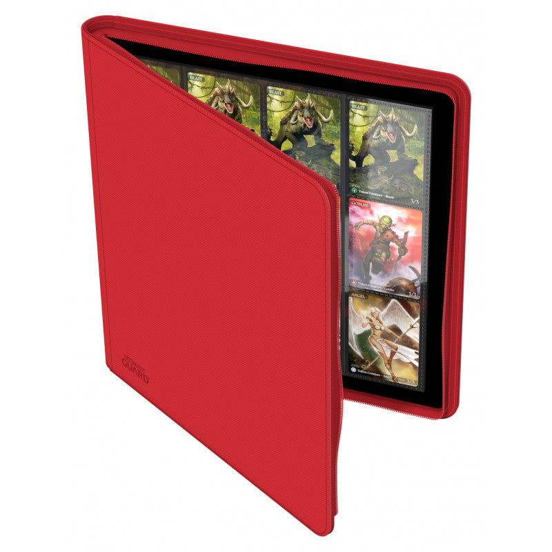 12 Pocket Zipfolio Red