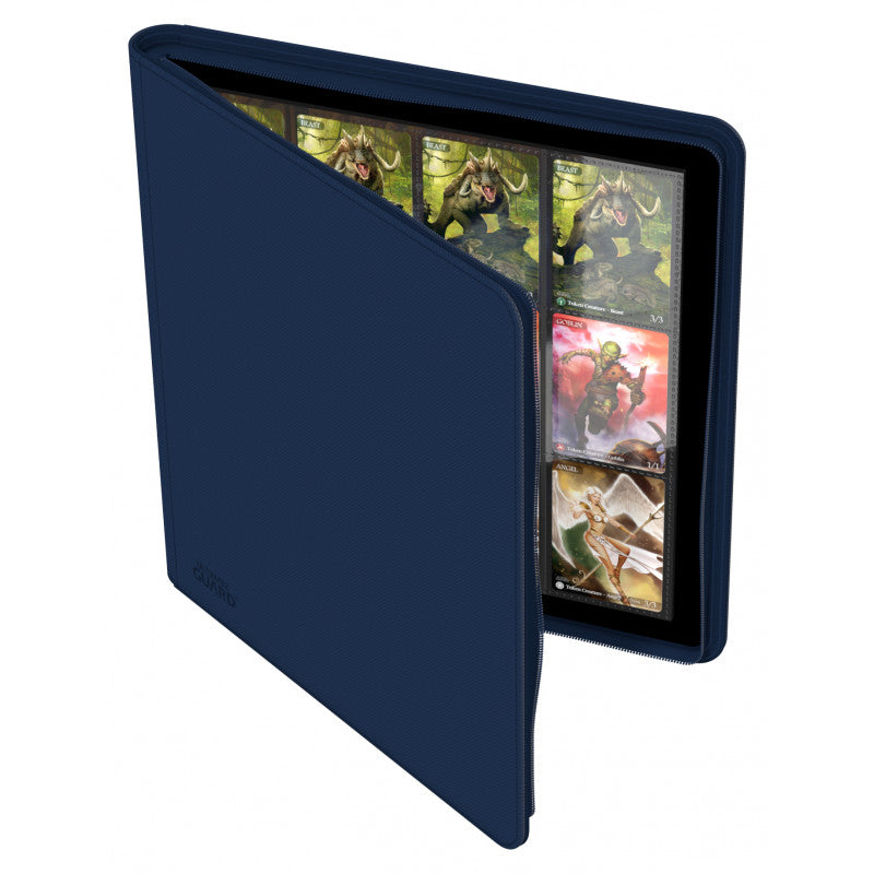 12 Pocket Zipfolio Dark Blue